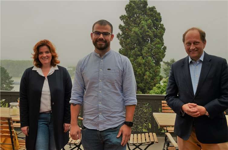 Von Links: MDB Sandra Weeser, Wahlkreiskandidat Jannick Simon,Mdb Alexander Graf Lambsdorf.Foto: FDP Verbandsgemeindeverband Vordereifel