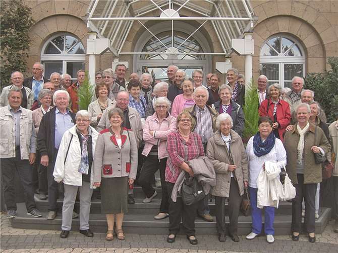 Von Saffig führte die Fahrt weiter zum Kloster nach Maria Laach.privat