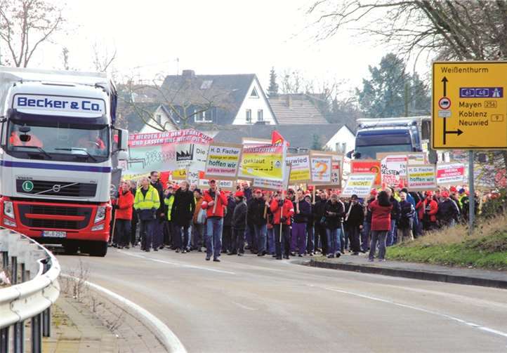 Von Weißenthurm aus zogen die Neuwieder Rasselsteiner zum Andernacher Werk.
