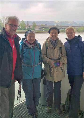 Von Winningen ging es nach Koblenz.  Foto: Eifelverein Remagen / Barbara Lemm