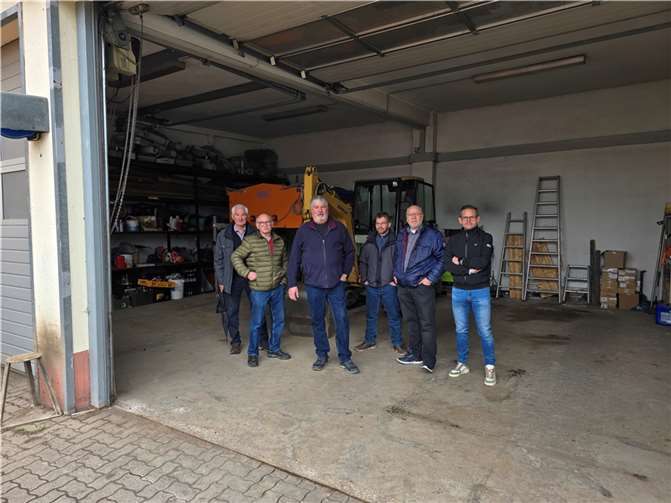 Von dem maroden Zustand des städtischen Bauhofs und den notwendigen Investitionen konnte das Team ebenfalls einen Eindruck erhalten.