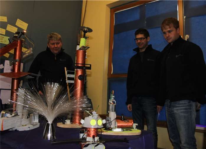 Von der Experimentierfreudigkeit der Kinder war das Sybac Solar-Team überaus begeistert!