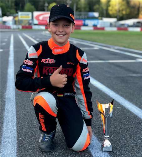 Von insgesamt 31 Starten schaffte Julian es auf den 12. Platz. Eine tolle Leistung. Foto: privat