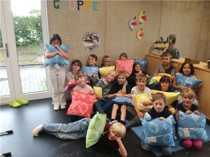 Von kreativen Kissenhüllen bis zu sportlichen Herausforderungen: Eine Woche voller Entdeckungen. Quelle: KGS Merl