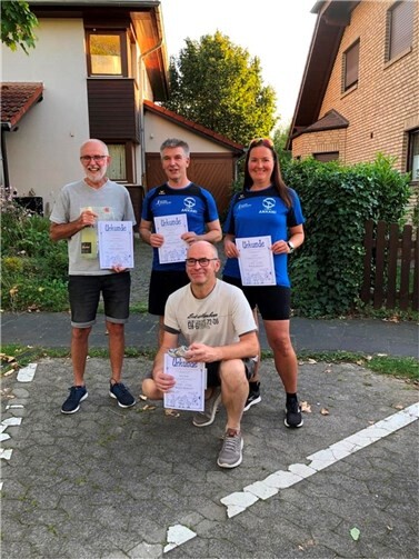 Von l. nach r., Ulrich Wilhelm, Dieter Bois, Georg Jacoby, Sonja Bois.