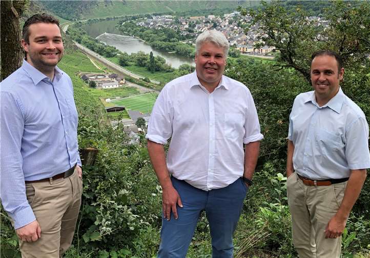Von li.: MdL Torsten Welling (Kreistag Mayen-Koblenz), Christoph Jung (Fraktionsvorsitzender der CDU Dieblich) und Jens Firmenich (Fraktionsvorsitzender der CDU Rhein-Mosel).Foto: Jens Firmenich