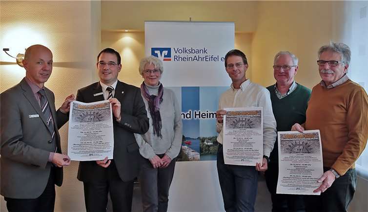 Von links: Alex Frings, Thomas Klassmann, Heather Meurer, Robert Nikolayczik, Ewald Gillig und Heinz Werthessen. Werner Dreschers