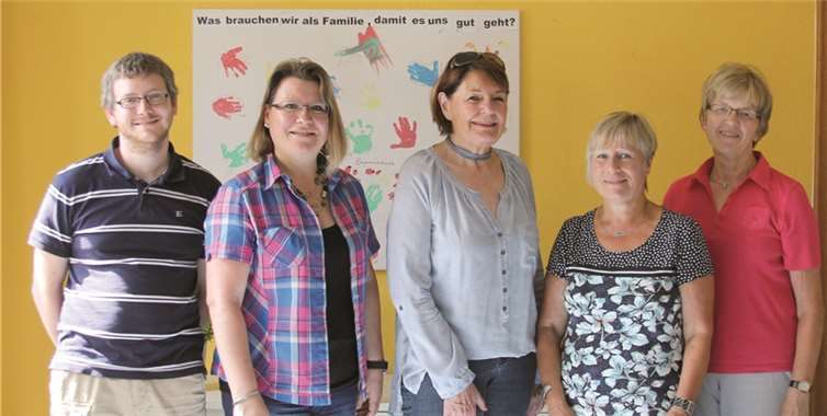 Von links: Alexander Just, Stefanie Lange, Marie-Louise Offergeld, Gaby Schmitz und Gisela Reichling.privat