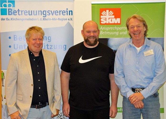 (Von links) David Schnöger, Martin See und Ralf Waldecker sowie Ralph Seeger (nicht auf dem Foto) beleuchteten das Thema aus ihrer jeweiligen fachlichen Perspektive.  Foto: Ralph Seeger