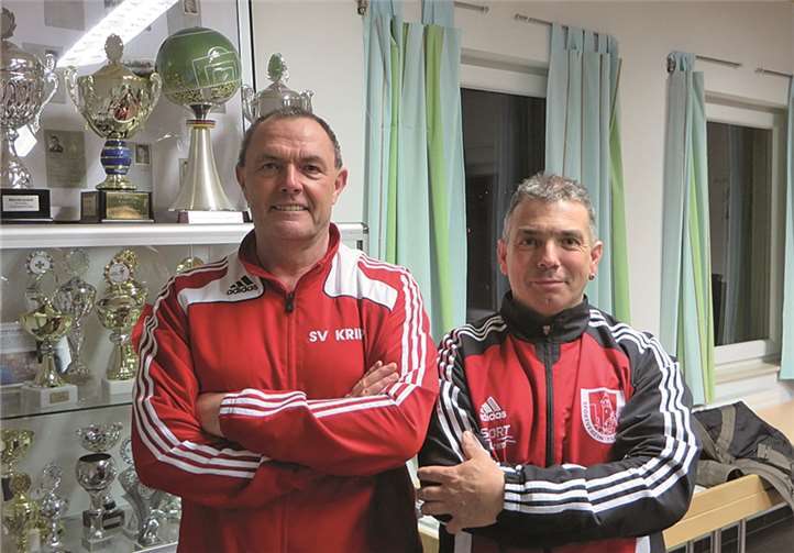 (Von links) Dietmar Stegemann und Frank Hille: die neue Leitung bei den Alten Herren. privat