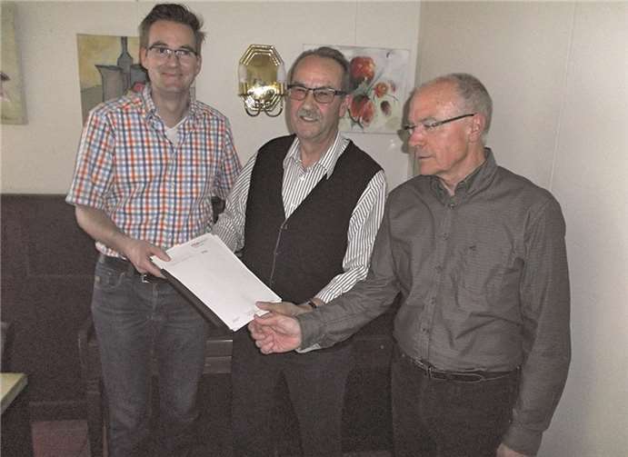 (Von links) Dr. Jan Valentin, Dieter Winkel und Günter Degen. privat