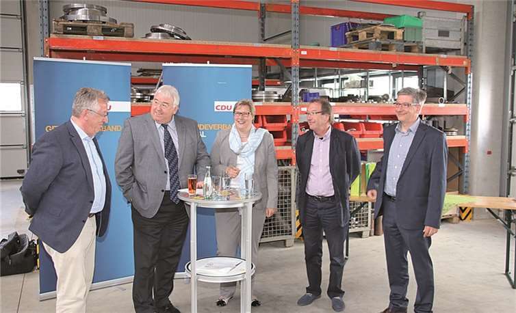 Von links: Drago Kozina, Norbert Nettekoven, Petra Kalkbrenner, Wilfried Hüdgen und Stefan Lütke.CDU Swisttal