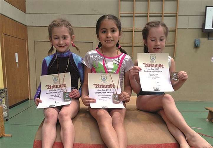 (Von links) Genta Qenaj, Fernanda Ginschel und Carolina Fetz. privat