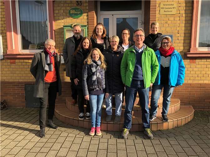 Von links: Hanno Hofmann, Andreas Fritz, Melanie Hohenstein, Daniela Dornauf, Anna Albiez, Sandra Werhell, Tanja Albiez, Markus Brieler, Susanne Lange, Helene Kostreba.  Foto: privat