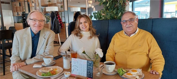 Von links: Herbert Speyerer, Sandra Krämer, Günther Bomm.  Foto: Günther Bomm