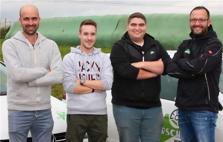 Von links: Inhaber Christian Hecken mit seinem Team Jan Bauer, David Schäfer und Mario Thelen. Foto: privat