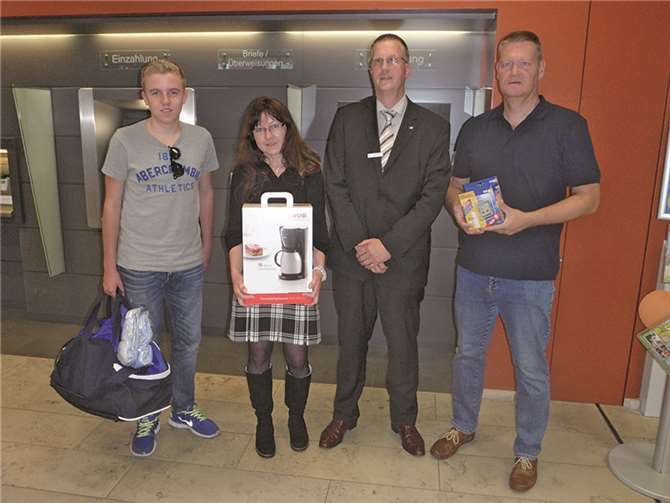 Von links: Jonas Kayser, Ellen Wasgien, Heinz Brun und Thomas Pietzner.Privat
