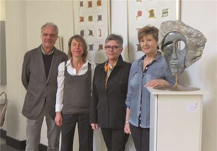 (Von links) Jürgen Forster, Sylvia Wurm, Sabine Mertes und Olga Lunkova-Wagner. privat