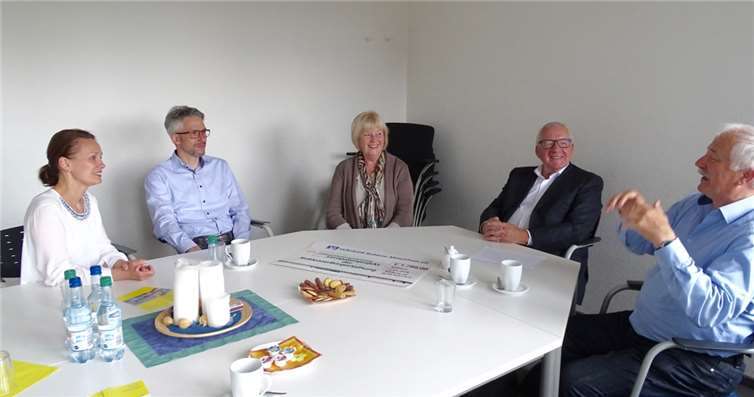 Von links: Kathleen Benekenstein, Andreas Kimmel, Otti Römer, Rainer Linnig und Wilfried Zimmer.