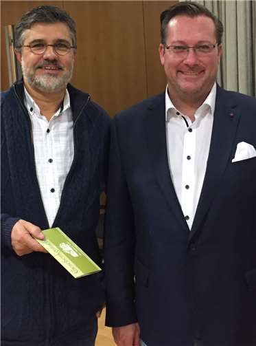 Von links: Manfred Höger und Gino Gilles.