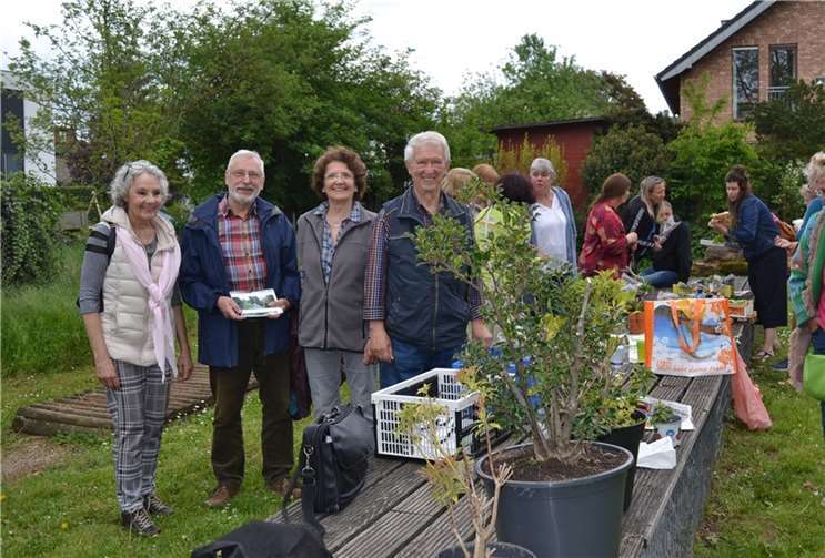 Von links: Marina Schreiber, Helmut Hillen, Gisèle Hillen und Alwin Krause. Foto: privat