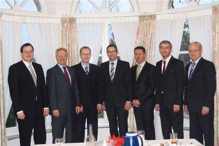 Von links: Markus Müller, Elmar Schmitz, Peter Kullmann, Herbert Thelen, Adolf Hambach, Sascha Monschauer und Christoph Kniel.Privat