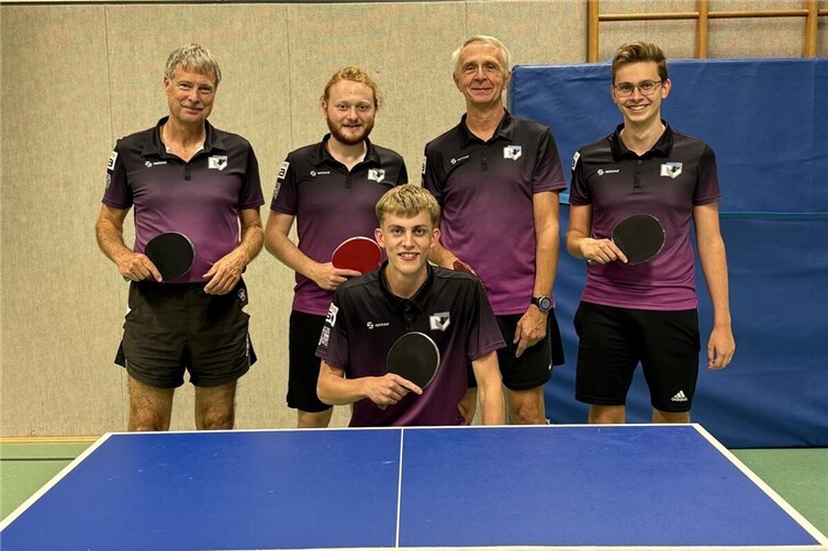 Von links: Martin Hestermann, Lukas Siebold, Tristan Thulfaut, Rüdiger Broszel, Falk Michels