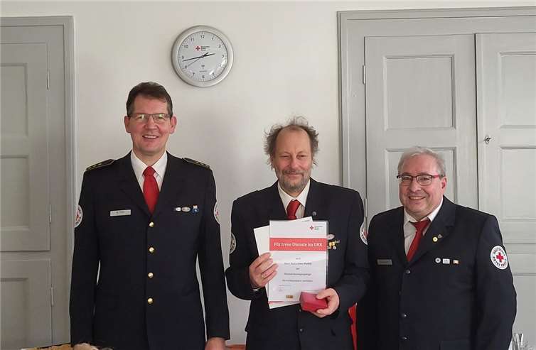 Von links: Mike Robe, Sebastian Pollitt und Klaus Schneider.  Foto: privat