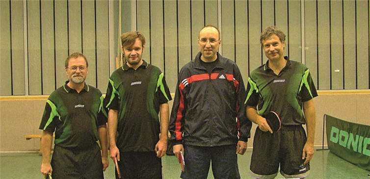 Von links Ralf Beyerstedt, Jan Brandenburg, Thomas Minrath, Martin Hestermann, es fehlen Thorben Beyerstedt, Thomas Knöffler und Volker Löwer.Privat