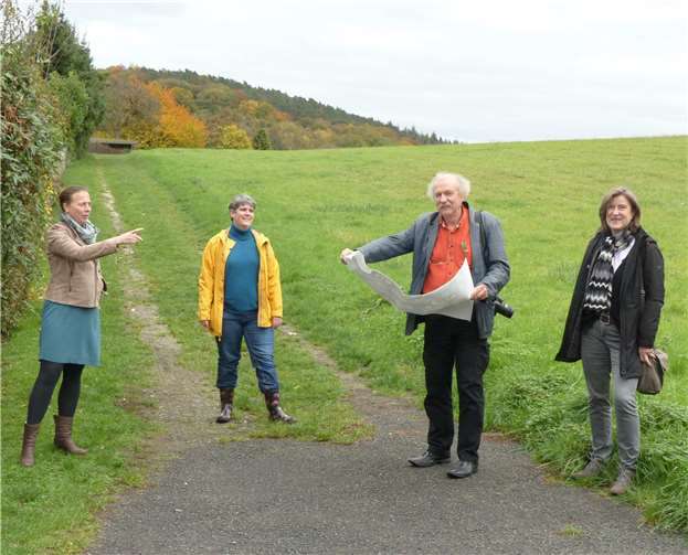 Von links: Ratsmitglieder Stefani Jürries, Iris Loosen, Frank Bliss und Bettina Fellmer.Foto: Bündnis90/Doe Grünen