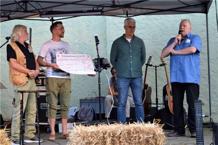 Von links Rolf Plewa, Marc Stich, Dominik Giebler und Achim Sebastian. Foto: AB