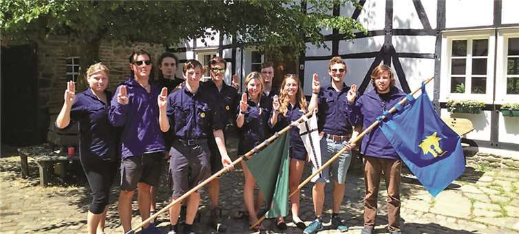 (Von links) Sarah Kraft, Jonas Thiele, Jan-Lukas Hertel, Stefan Germer, Sebastian Heuft, Louisa Moitzfeld, Jonas Wagner, Kerstin Müller, Valentin Ax und Felix Müller. privat