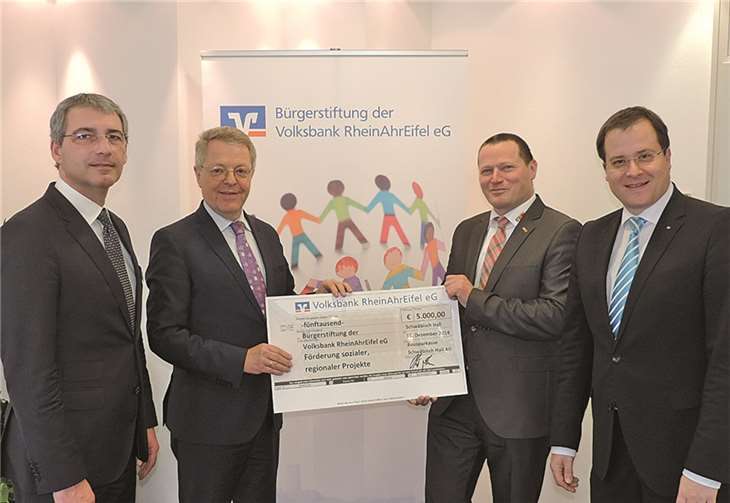 Von links: Sascha Monschauer, Elmar Schmitz, Oliver Lemm und Markus Müller. privat