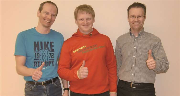 (Von links) Skischuleiter der DSV Ski- und Snowboardschule des TV 06, Thomas Bitzen, Martin Weinitschke und Abteilungsleiter Patrick Weiland freuen sich auf die Zusammenarbeit in der Abteilung Ski und Snowboard im TV 06 Bad Neuenahr.privat
