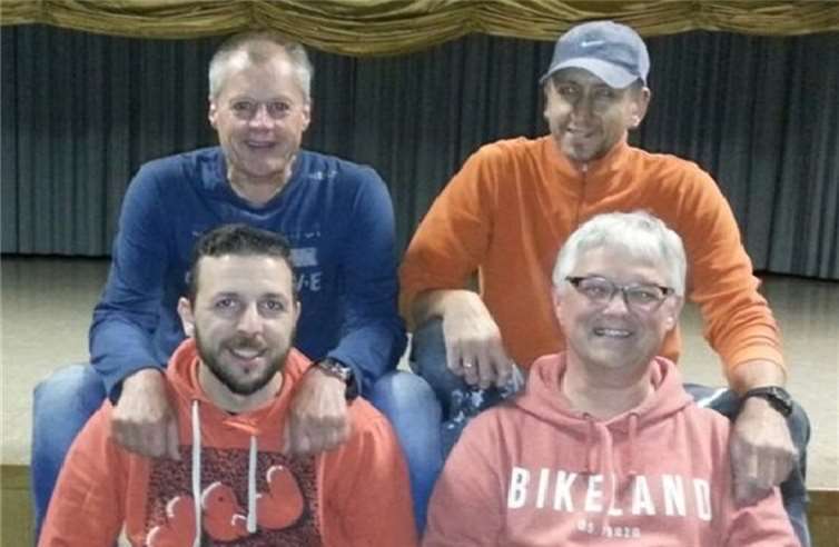 Von links: Thomas Naumann, Marcel Hasenöhrl, Kai Faller und Stefan Pretsch. privat