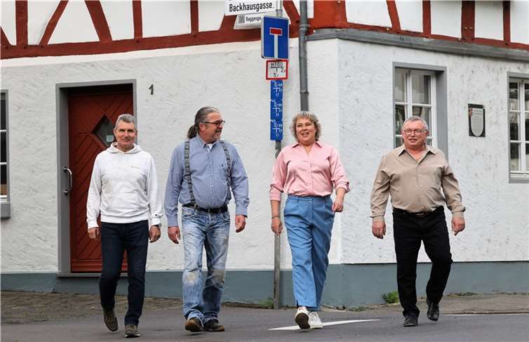 Von links: Thomas Remark, Jörg Litz, Angelika Missenger, Albin Missenger  Foto: FWG Neuwied