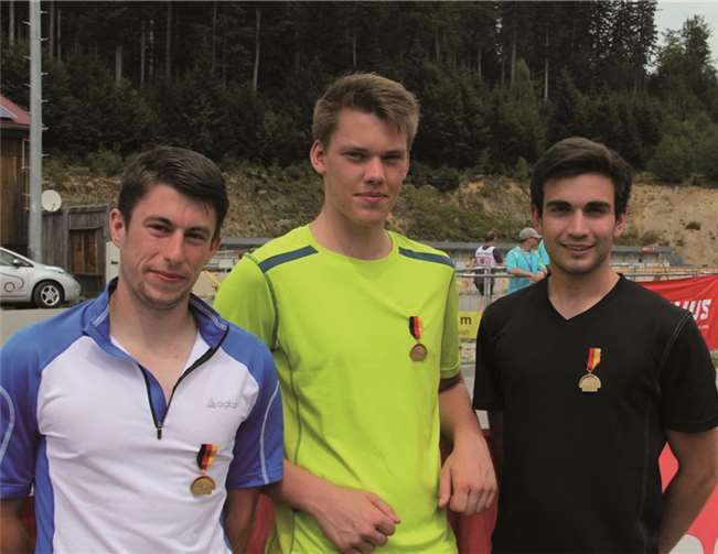 Von links: Tobias Walter SSG Kell, Timo Zinn SV Lindlar, Michael Adams SGi Raubach. Privat