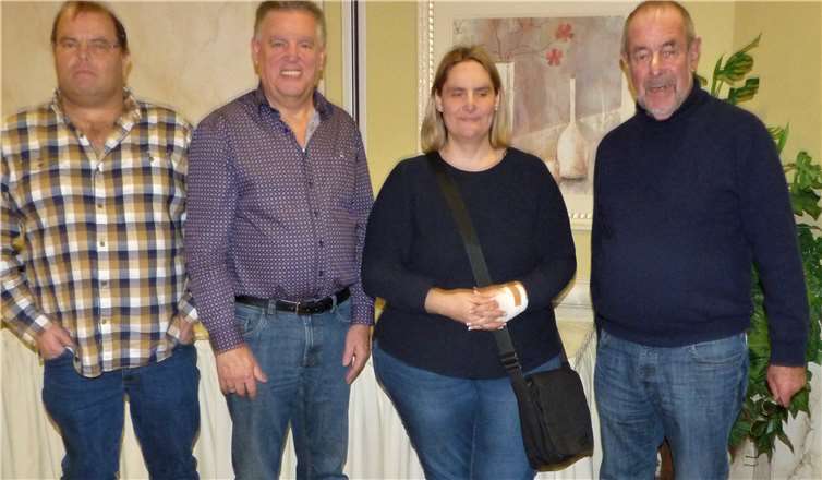 Von links nach rechts: André Lehmann, Manfred Krüger, Marion Kurz, Richard Wiens.