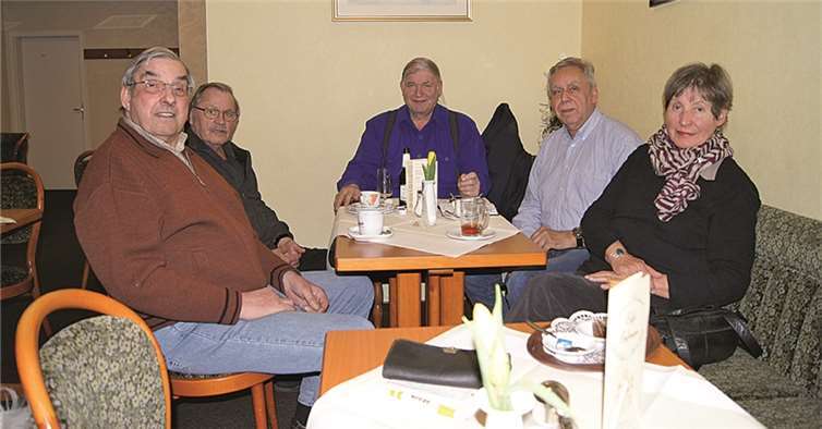 Von links nach rechts: Cornelius Beckmann, Albert Wyremblewsky, Heinrich Krebs, Heino Witt, Helgard Rogat.SPD 60plus Vallendar