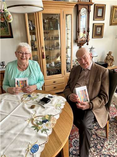 Von links nach rechts: Elfriede Schoenau, Hans Viersbach. Foto: Ulrike Dobrowolny