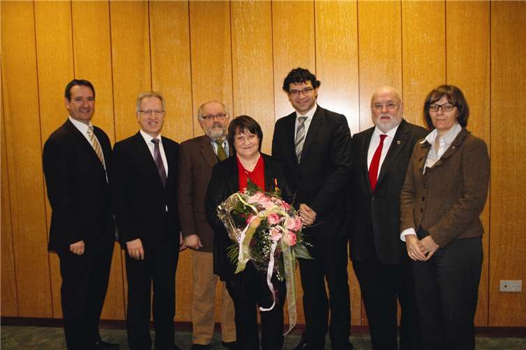 Von links nach rechts: Erster Beigeordneter Verbandsgemeinde Weißenthurm Thomas Przybylla, Landtagsabgeordneter Josef Dötsch, Ortsbürgermeister Bassenheim Jürgen Häfner, Irena Oska, Staatssekretär Dr. Salvatore Barbaro, Landtagsabgeordneter Dieter Klöckner, Landtagsabgeordnete Katharina Raue