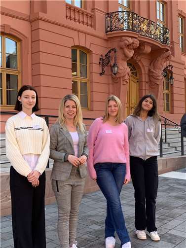 Von links nach rechts, Greta Müller, Lana Horstmann, Mathilda Schmitt und Lilli Marx.  Foto: Büro Horstmann