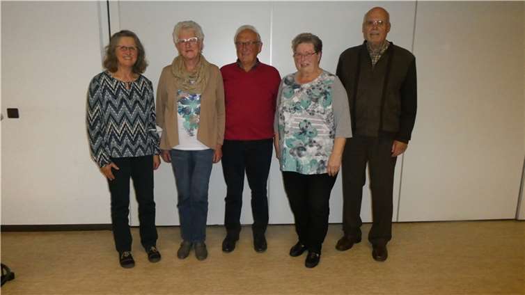 Von links nach rechts: H.Bock, E.Tluste, L.Lück, B.Reinhäckel, M.Sandmann.Foto: privat