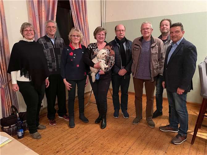 Von links nach rechts: Hanne Kirleis, Heinz-Günter Kruse, Jutta Brune, Karen Braun, Werner Hahnenberg, Wilfried Mühlhausen, Ralf von der Stein, Manfred Lütz. Foto: privat