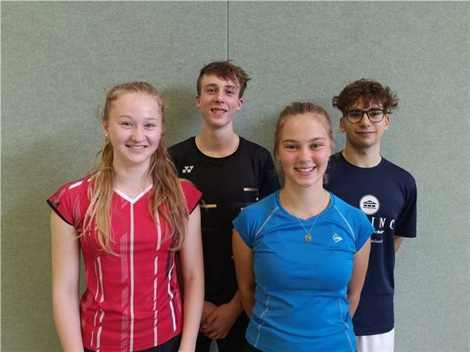 Von links nach rechts: Iljana Dakov, Chiron Wansorra, Sarah Bertuleit und Luca Nolte.Foto: privat