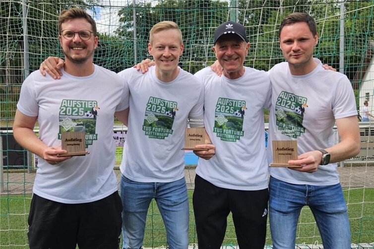 Von links nach rechts: Jan Heinemann, David Schmitz, Lothar Hürter, Robin Sager.Foto: privat