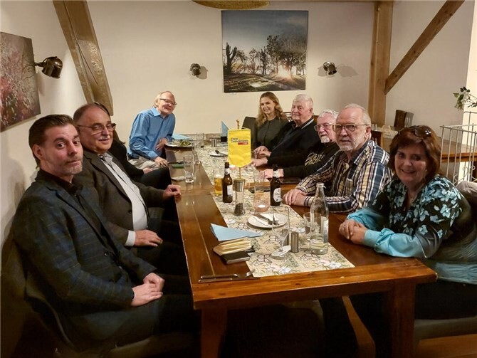 Von links nach rechts: Jan Wambach, Günther Bomm, Herbert Speyerer, Sandra Krämer, Karl-Otto Hahn, Peter Meffert, Franz Holt, Renate Bartsch. Foto: privat