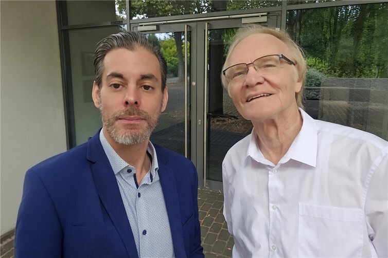 Von links nach rechts: Jan Wambach, Vorsitzender der FDP Bendorf, Herbert Speyerer, Fraktionsvorsitzender der FDP Stadtratsfraktion.