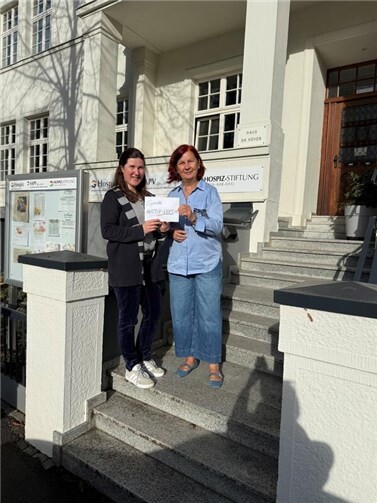 Von links nach rechts: Jessica Bälz, Ulrike Dobrowolny. Foto: Hospiz-Verein Rhein-Ahr e.V.