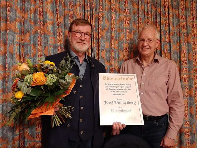 Von links nach rechts: Josef Dunkelberg, Hans-Erich Jonen. Foto: privat
